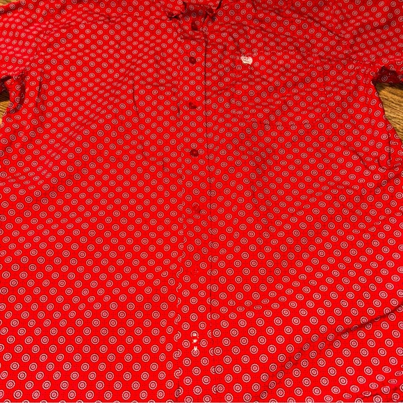 Cinch Shirt Mens Medium Red Bandana Western Rodeo - Picture 2 of 7